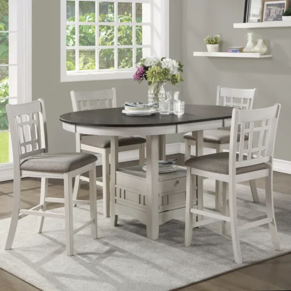 Junipero Counter Height Dining Chair Set Of 2 By Homelegance - Image 3