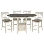 Junipero Counter Height Dining Set For 4 By Homelegance - Image 2