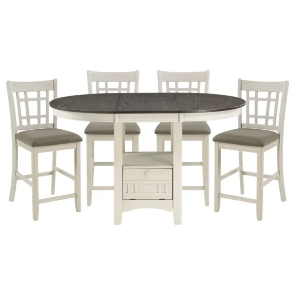 Junipero Counter Height Dining Set For 4 By Homelegance - Image 2