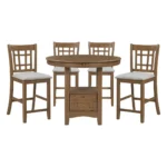 Junipero Counter Height Dining Set For 4 By Homelegance - Image 7