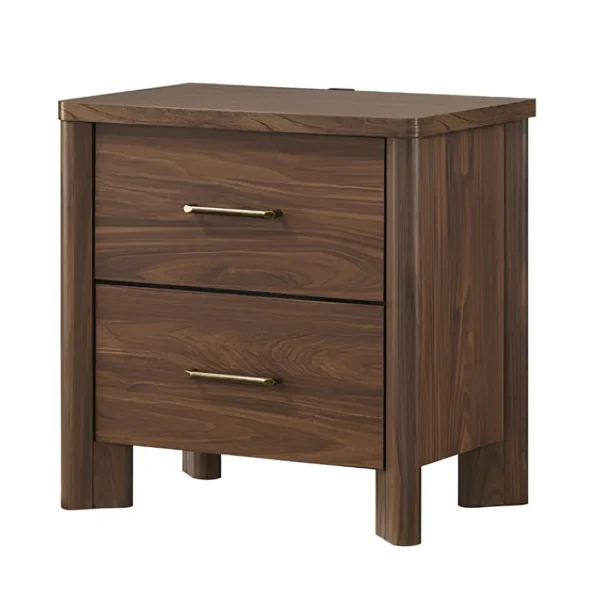Hayward Mid Century Modern Nightstand with USB by Furniture Of America - Image 2