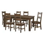 Jerrick Dining Table Set For 6 With Chairs By Homelegance