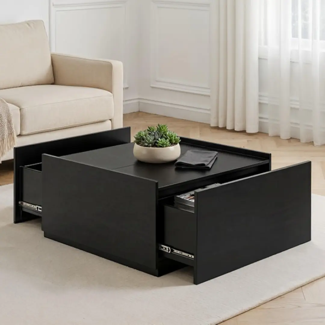 Hyde Coffee Table with Storage by Furniture of America | U-Trade Furniture Hyde Coffee Table with Storage by Furniture of America - Image 1