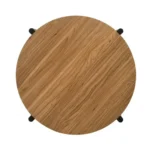 Hyde Wood Round Coffee Table by Furniture of America - Image 14
