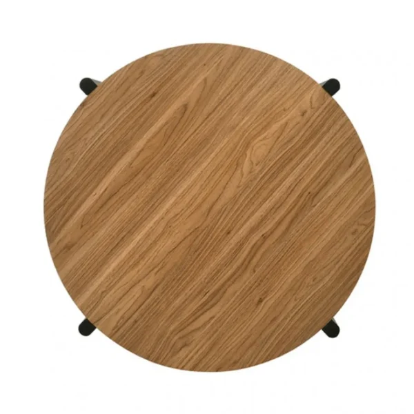 Hyde Wood Round Coffee Table by Furniture of America - Image 14
