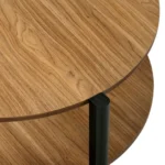 Hyde Wood Round Coffee Table by Furniture of America - Image 16