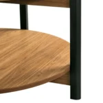 Hyde Wood Round Coffee Table by Furniture of America - Image 17
