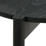 Hyde Wood Round End Table with Shelf by Furniture of America - Image 5