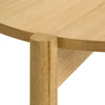 Hyde Wood Round End Table with Shelf by Furniture of America - Image 9