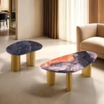 Northwich Stone Top End Table by Furniture of America - Image 2