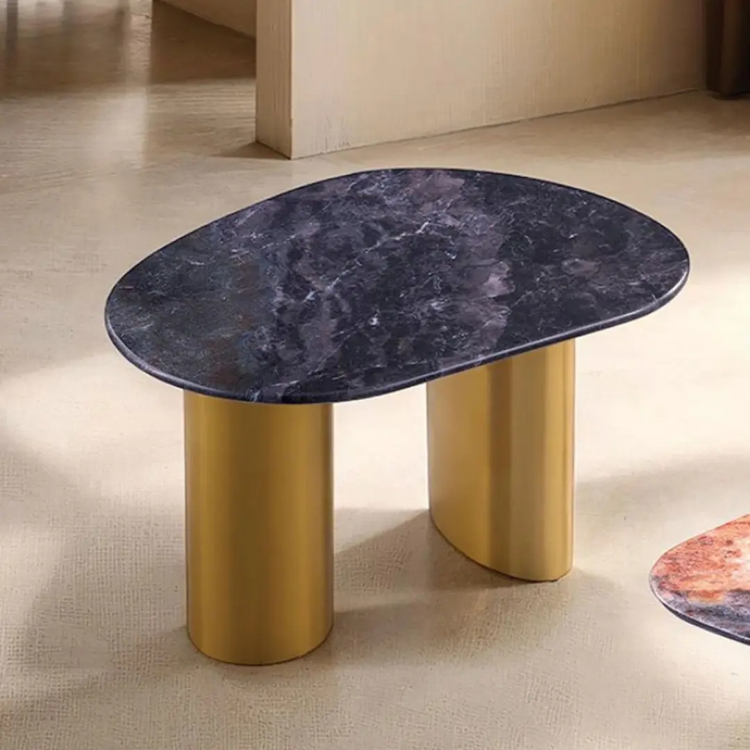 Northwich Stone Top End Table by Furniture of America | U-Trade Furniture Northwich Stone Top End Table by Furniture of America - Image 1