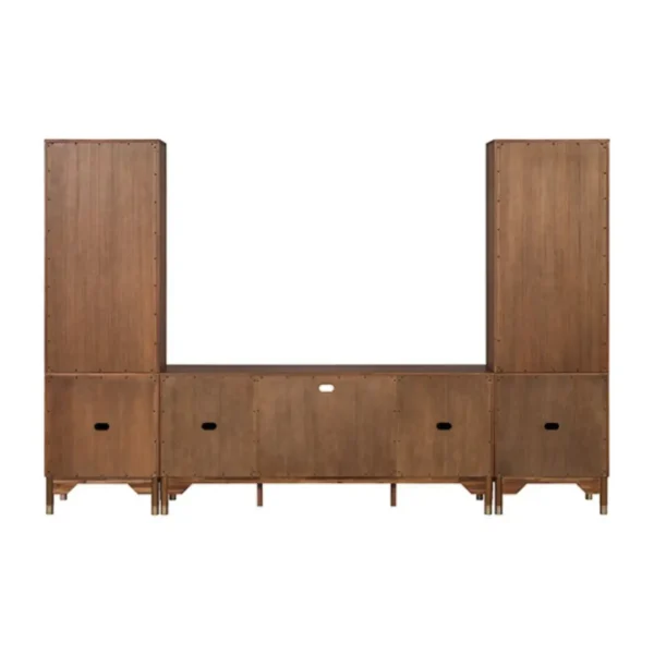 Hepburne Walnut TV Entertainment Console by Furniture of America - Image 5