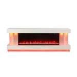 Peseux 71" Electric Fireplace TV Console by Furniture of America - Image 2