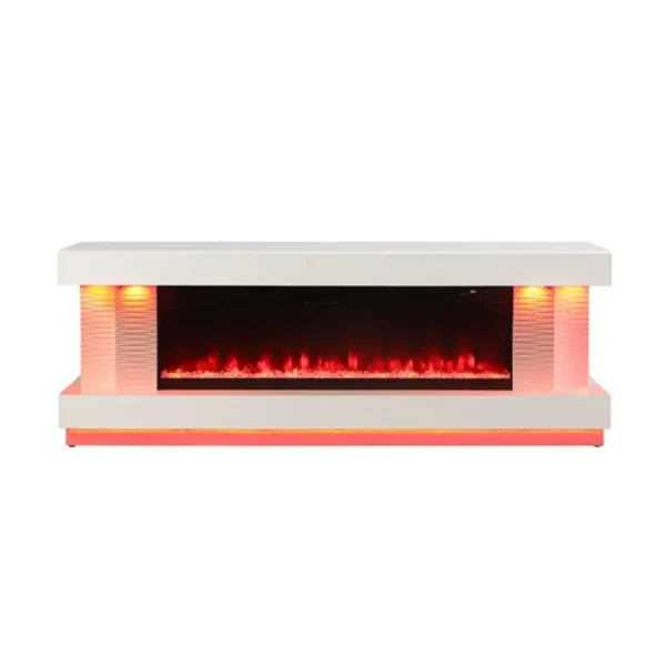 Peseux 71" Electric Fireplace TV Console by Furniture of America - Image 2