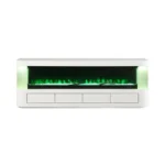 Luken White Electric Fireplace TV Console by Furniture of America - Image 5