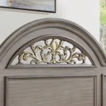 Syracuse 5 Pc Gray Queen Bedroom Set by Furniture Of America - Image 2