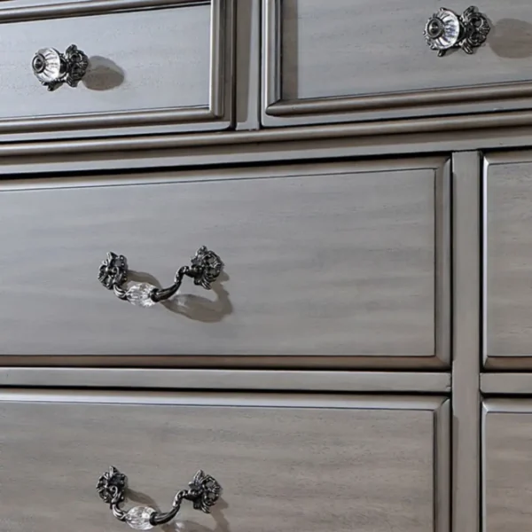 Syracuse 5 Pc Gray Queen Bedroom Set by Furniture Of America - Image 5