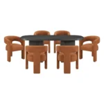 Marais Contemporary Dining Room Set for 6 by Homelegance