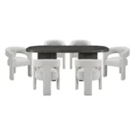 Marais Contemporary Dining Room Set for 6 by Homelegance - Image 9