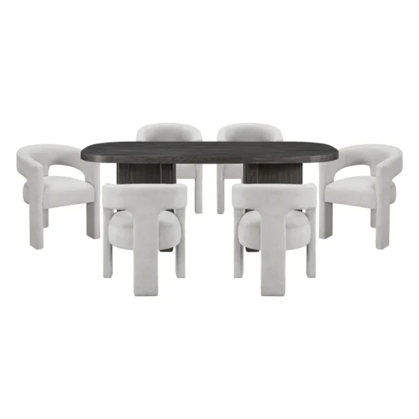 Marais Contemporary Dining Room Set for 6 by Homelegance - Image 9