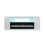 Medea 71" TV Stand with Electric Fireplace by Furniture of America - Image 5