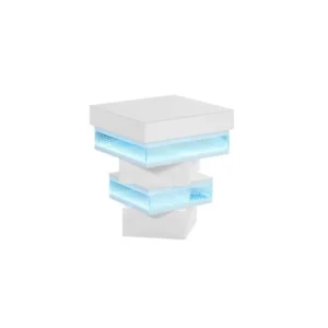 Anwar Small White End Table by Furniture of America
