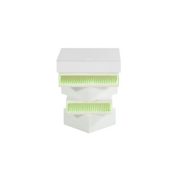 Anwar Small White End Table by Furniture of America - Image 4