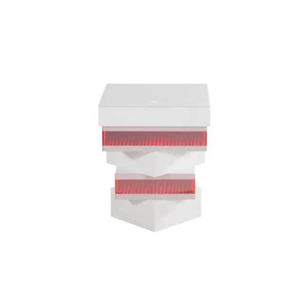 Anwar Small White End Table by Furniture of America - Image 6