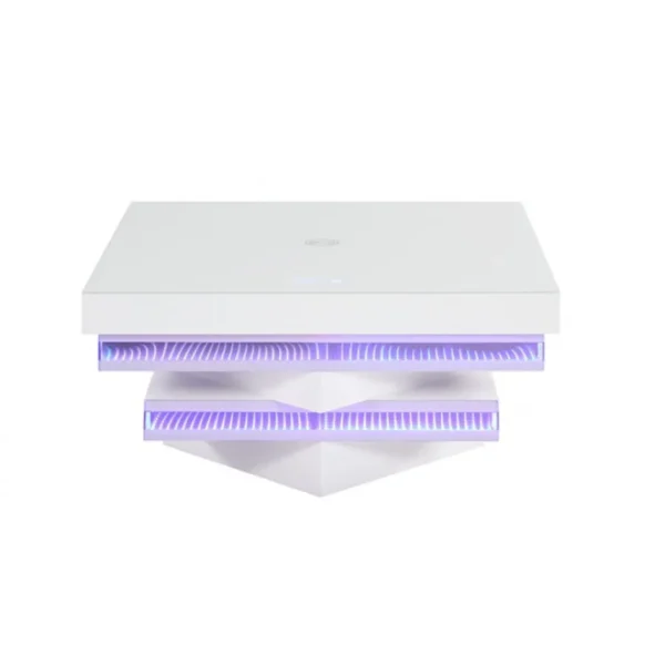 Anwar White Square Coffee Table by Furniture of America - Image 3
