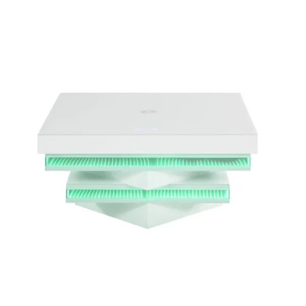 Anwar White Square Coffee Table by Furniture of America - Image 2