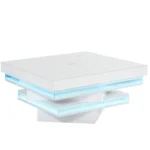 Anwar White Square Coffee Table by Furniture of America - Image 5