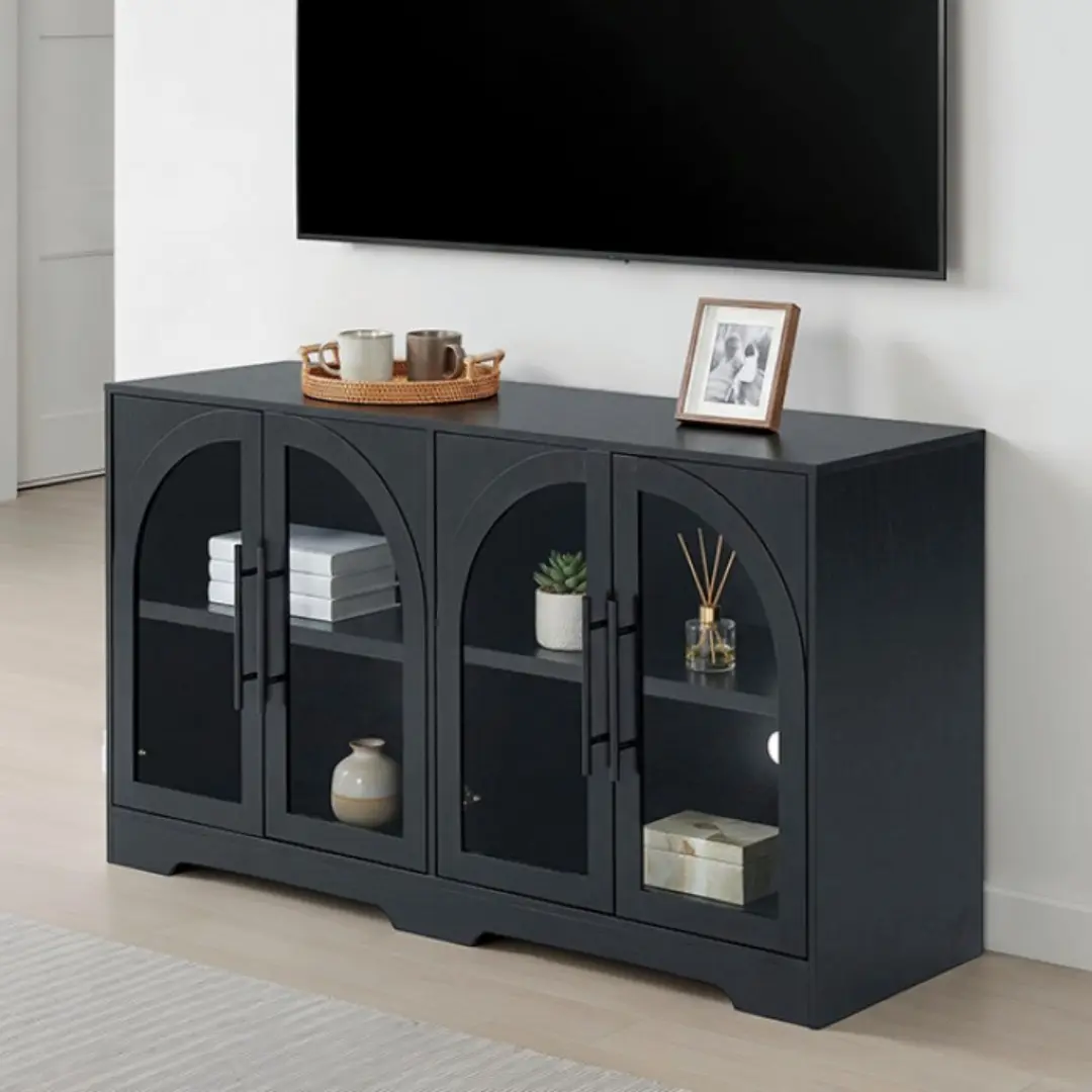 Halstead Rustic Sideboard Storage Cabinet by Furniture of America | U-Trade Furniture Halstead Rustic Sideboard Storage Cabinet by Furniture of America - Image 1