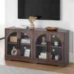 Halstead Rustic Sideboard Storage Cabinet by Furniture of America - Image 2