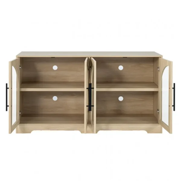 Halstead Rustic Sideboard Storage Cabinet by Furniture of America - Image 3