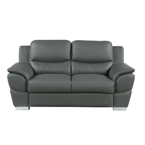 4572 Leather Loveseat Sofa By Gu Furniture - Image 6