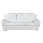 4572 Solid Wood Frame Leather Sofas By Gu Furniture - Image 4