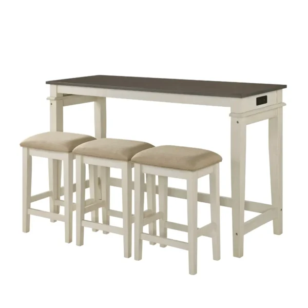Beacon Rectangle Counter height Table Set By Homelegance - Image 3