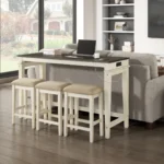 Beacon Rectangle Counter height Table Set By Homelegance - Image 2