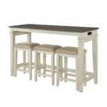 Beacon Rectangle Counter height Table Set By Homelegance - Image 4