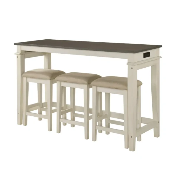 Beacon Rectangle Counter height Table Set By Homelegance - Image 4