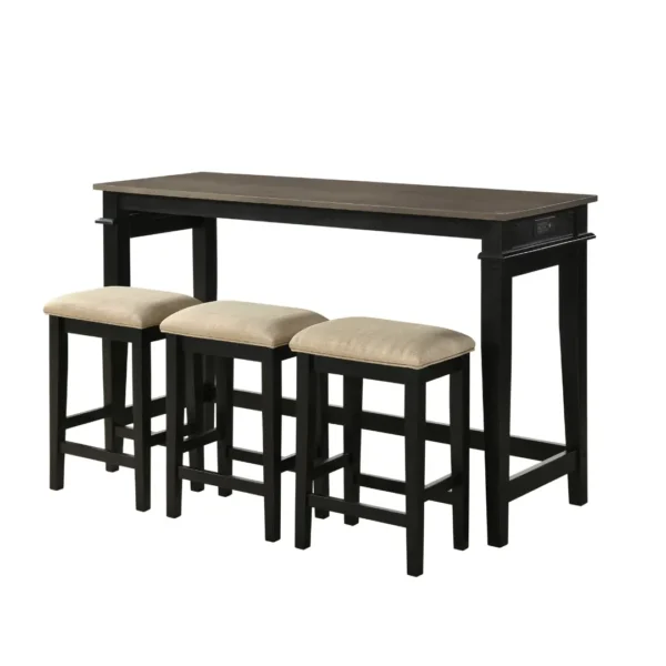 Beacon Rectangle Counter height Table Set By Homelegance - Image 11