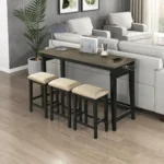 Beacon Rectangle Counter height Table Set By Homelegance - Image 12