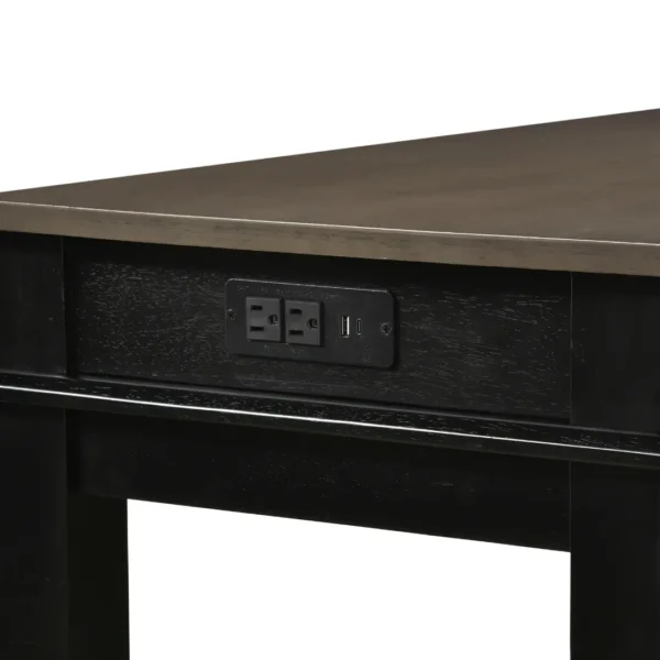 Beacon Rectangle Counter height Table Set By Homelegance - Image 17