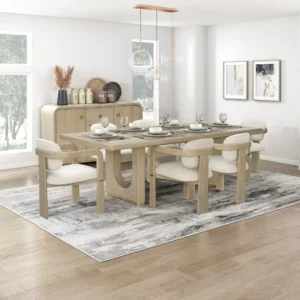 Oak Dining Room Set for 6