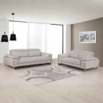 636 Leather Sofa and Loveseat Set By Gu Furniture - Image 2
