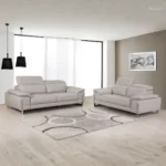 636 Leather Sofa and Loveseat Set By Gu Furniture - Image 3
