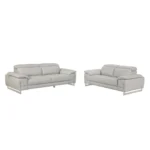 636 Leather Sofa and Loveseat Set By Gu Furniture - Image 4