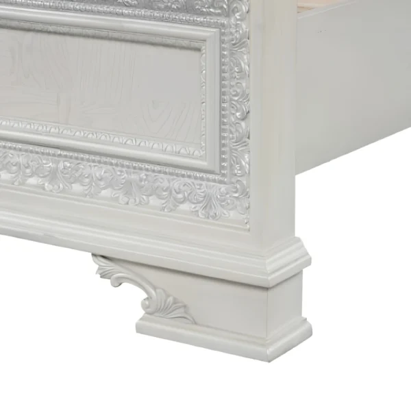 Stella Mia 5 Pc White Bedroom Set Queen by Furniture Of America - Image 7