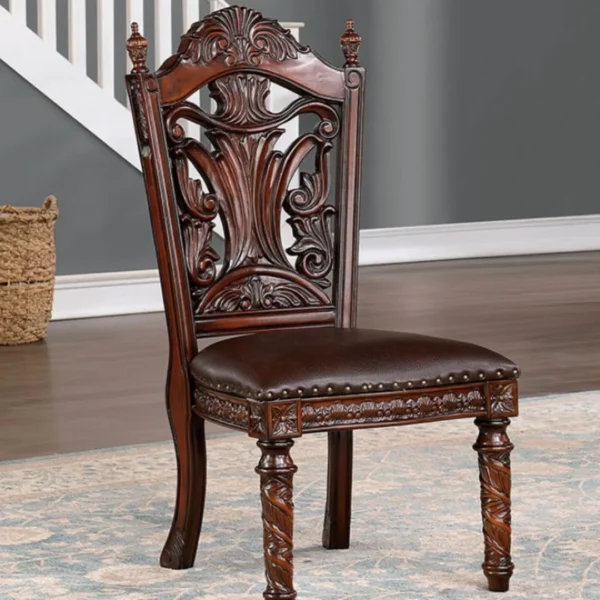 Canyonville Solid Wood Dining Table with 6 Chairs by Furniture of America - Image 4