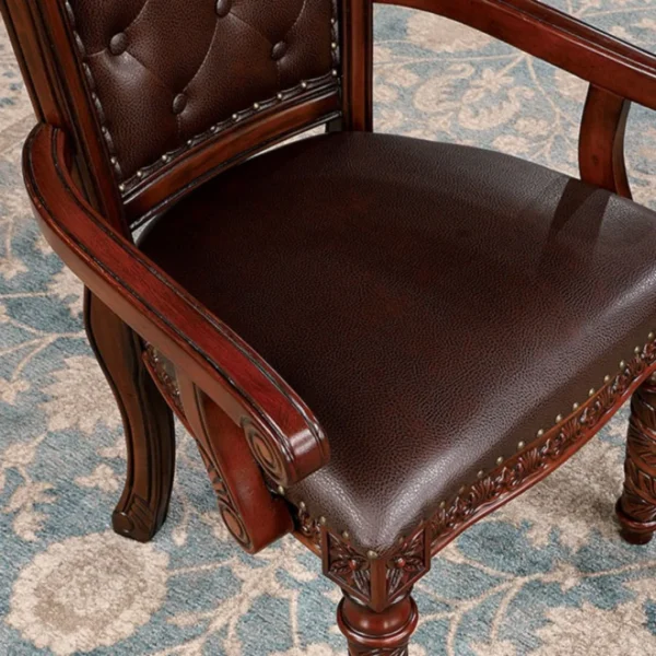 Canyonville Solid Wood Dining Table with 6 Chairs by Furniture of America - Image 7